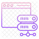 Sitio Web De Iserver Sitio Web De Servidor Servidor Web Icono