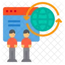 Sitio web global  Icono