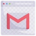 Sitio web de gmail  Icono