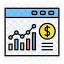 Grafico Informe Finanzas Icono