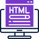 Sitio web html  Icono