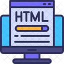 Sitio web html  Icono