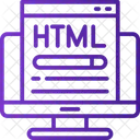 Sitio web html  Icono