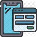 Sitio Web Formulario Dispositivo Icono