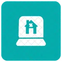 Bienes Raices Bienes Raices Computadora Portatil Icon