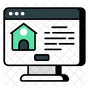 Sitio web inmobiliario  Icono