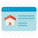 Sitio web inmobiliario  Icono