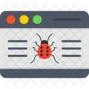 Sitio web de malware  Icono