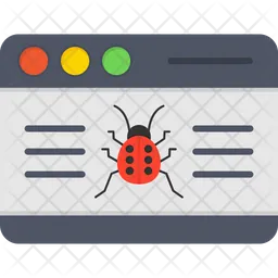 Sitio web de malware  Icono