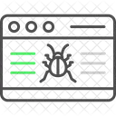 Sitio web de malware  Icono