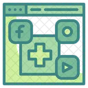 Sitio Web Medico Redes Sociales Medico Icon