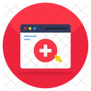 Sitio web médico  Icon