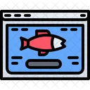 Sitio web de pescado  Icon