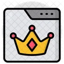 Sitio Web Premium Pagina Web Premium Web Premium Icono