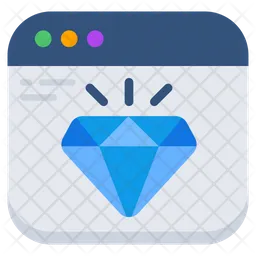 Sitio web premium  Icono