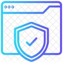 Sitio Web Seguro Icono