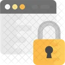 Bloqueado Sitio Web Contrasena Icono
