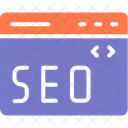 SEO del sitio web  Icono