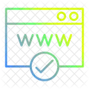 Pagina Web Banca Icono