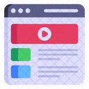Vídeo del sitio web  Icon