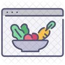 Sito web di cibo sano  Icon