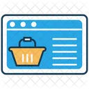 Sito Web Di E Commerce Sito Web Di Shopping Acquisti Online Icon