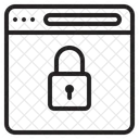 Web Lock Aleart Sito Web Sicuro Pagina Web Sicura Icon