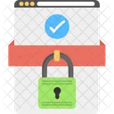 Sito Web Controllo Sicurezza Icon