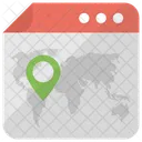 Gps Sito Web Tracciamento Icon