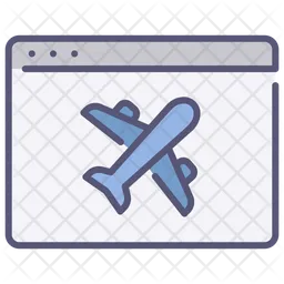 Volo sul sito web  Icon