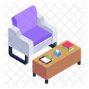 Workplace Workspace Sitting Area Icon