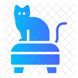 Sitting Cat  Icon