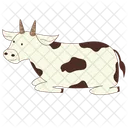 Sitting cow  Icon