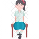 Sitting  Icon