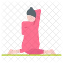 Yoga Excercise Physical Icon