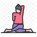 Yoga Excercise Physical Icon