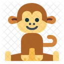 Sitting Monkey  Icon