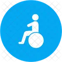 Sitting Wheelchair Icon