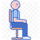 Sitting Position  Icon