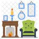 Chimney Flue Couch Icon