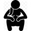 Sitting woman  Icon