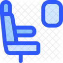 Flughafen Flug Sitz Icon