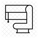 Sitzvorhang  Symbol