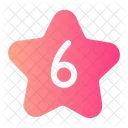 Six Number Shapes And Symbols Icon
