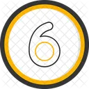 Six Count Counting Icon