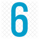 Six Numbers Icon