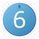Six Coin Crystal Icon