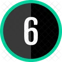 Six Number Count Icon