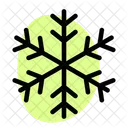Six Branches Snowflake Icon