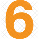 Six Numbers Numeric Icon